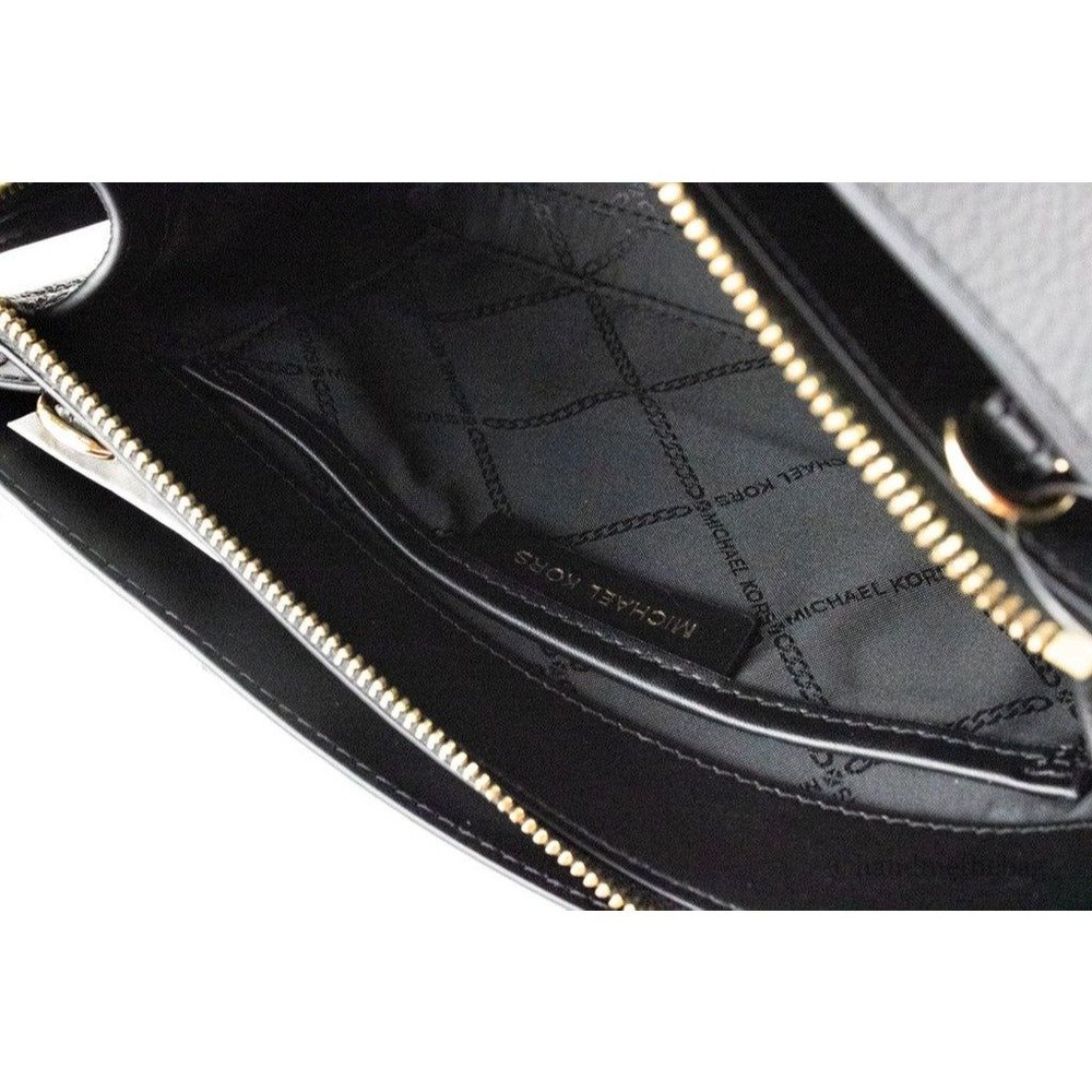 NEW Michael Kors Valerie Small East West Satchel Black Leather Crossbody Bag - Picture 10 of 12